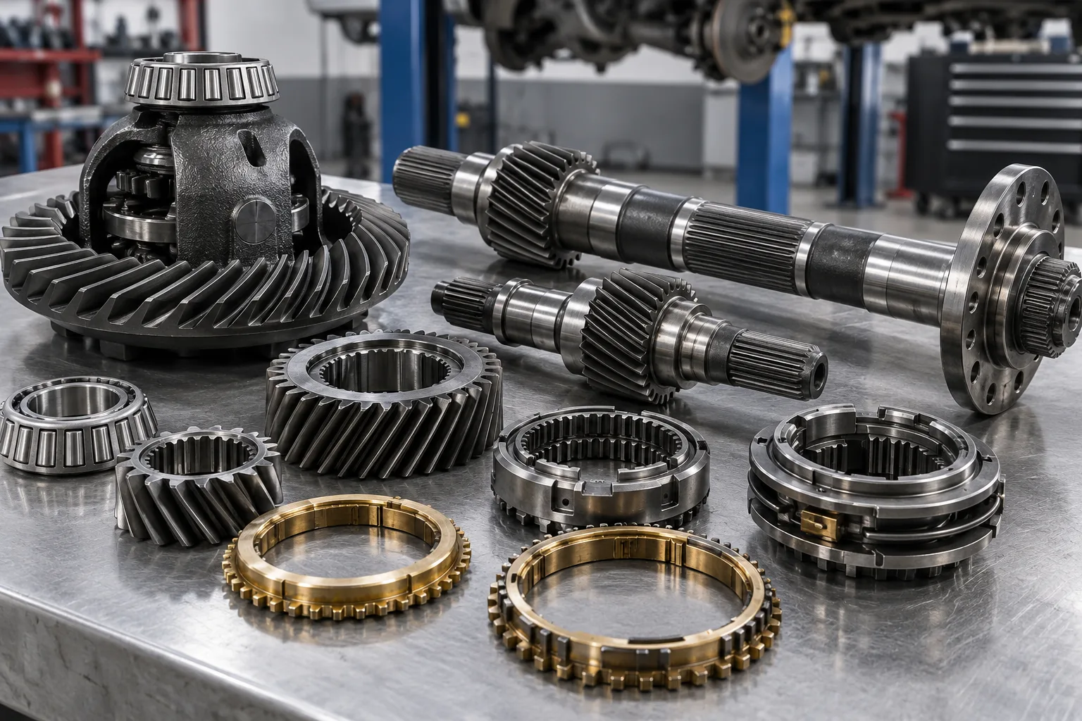 Automotive Components prepared for professional heat-treatment processing