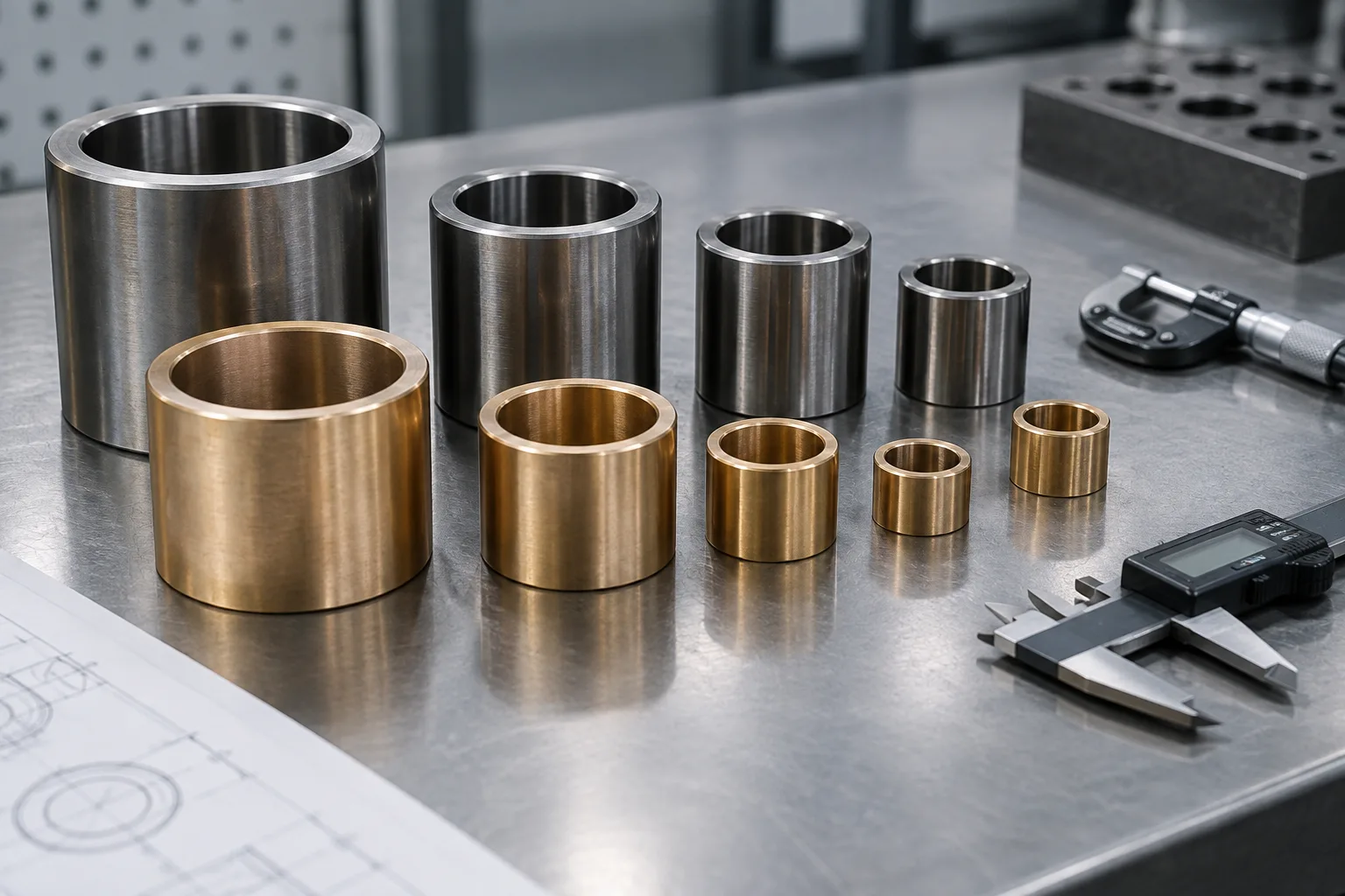Bushes prepared for professional heat-treatment processing