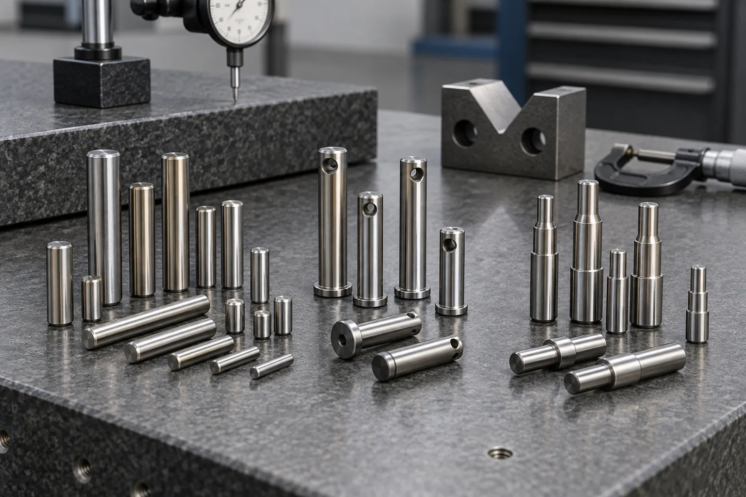 Pins prepared for professional heat-treatment processing