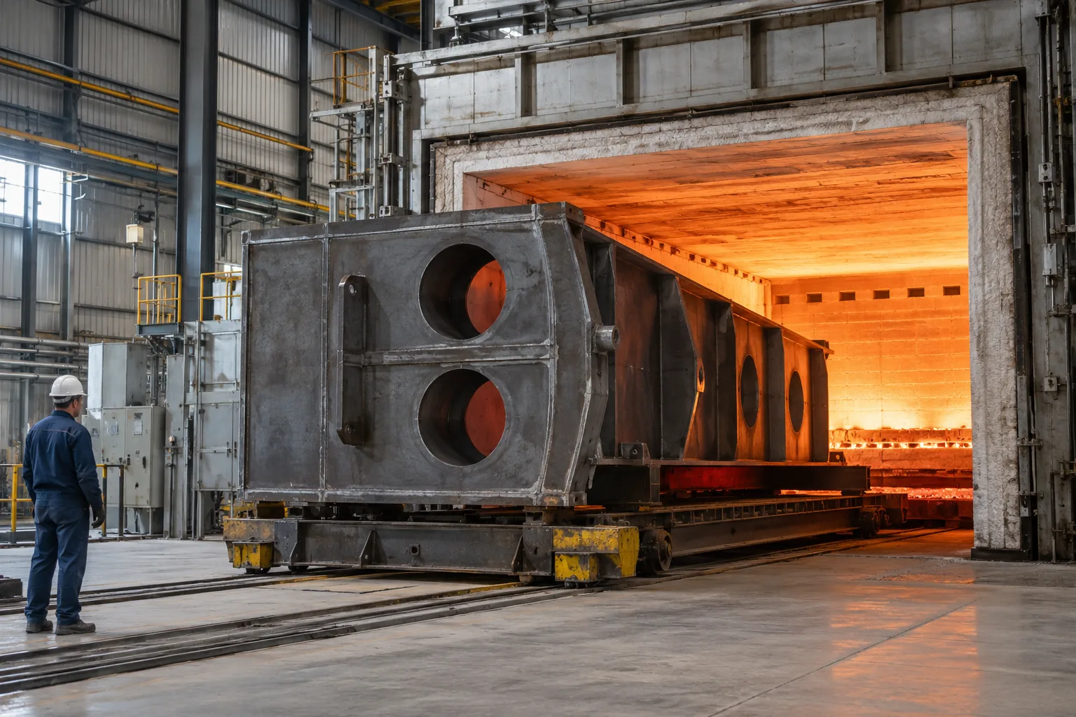 Stress Relieving heat-treatment process for industrial components
